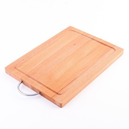 Доска разделочная с канавкой малая с мет/руч (09-21)