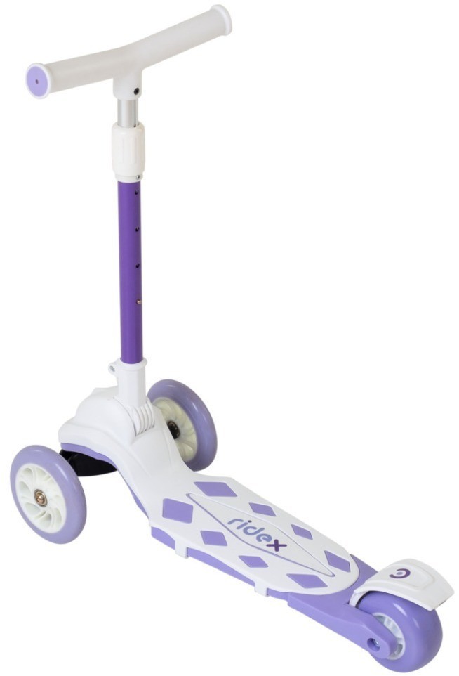 Самокат 3-колесный 3D Robin, 120/90 мм, белый (2022967)