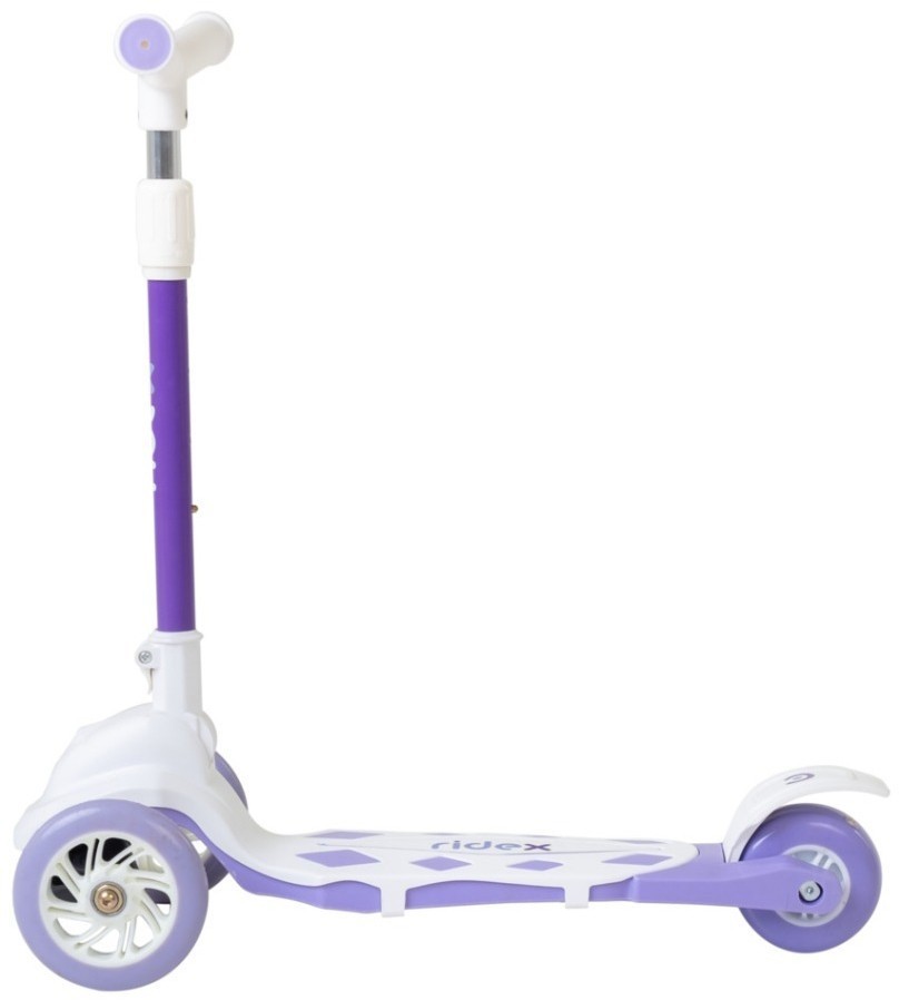 Самокат 3-колесный 3D Robin, 120/90 мм, белый (2022967)