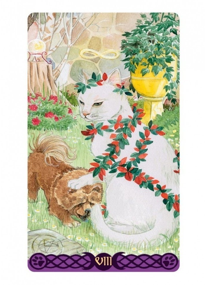 Карты Таро "Pagan Cats Tarot mini" Lo Scarabeo / Мини Колода Языческих Кошек (46465)