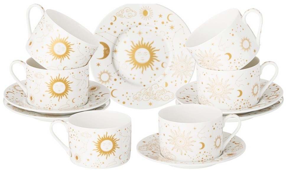 Чайный набор lefard "astronomy" на 6 пер. 12 пр. 200 мл (86-2560)