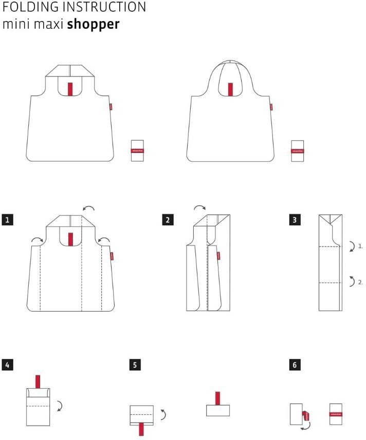 Сумка складная mini maxi shopper oh la la (65557)