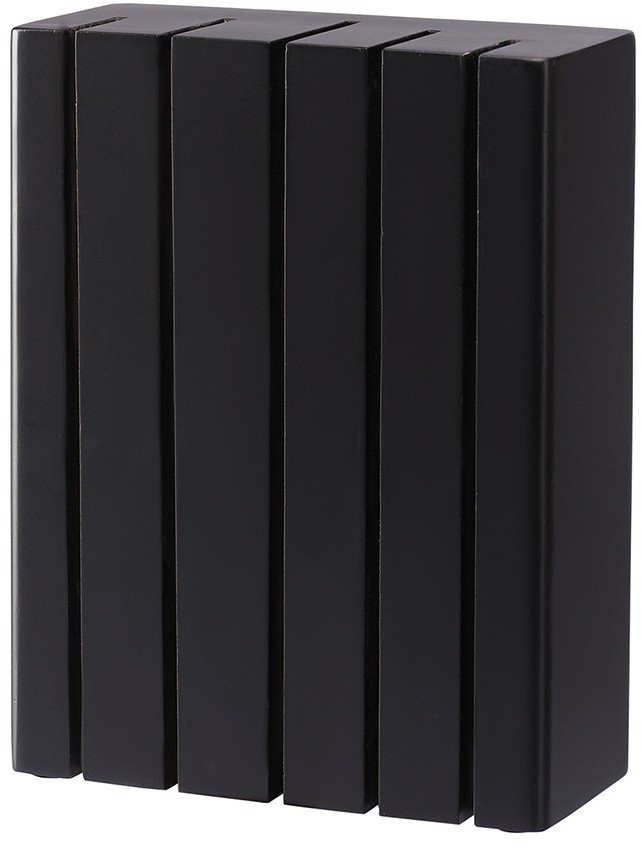 Подставка для ножей hevea, черная (78700)