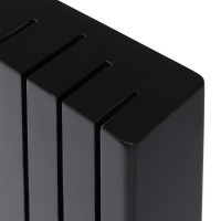 Подставка для ножей hevea, черная (78700)