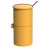 Набор: сахарница + молочник + ложечка C098-51AYE, фарфор, Yellow, LOVERAMICS