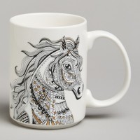 Кружка lefard &quot;лошадь&quot; 500мл 13,8*8,7*11,7см (97-760)