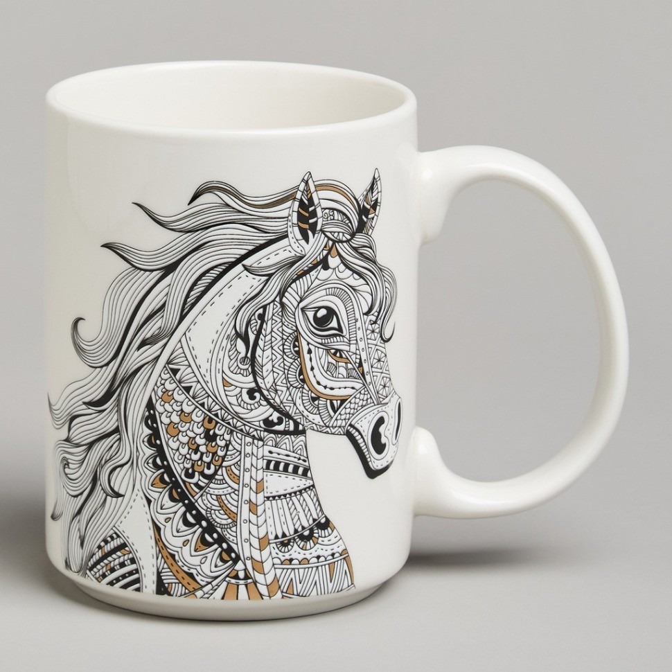 Кружка lefard "лошадь" 500мл 13,8*8,7*11,7см (97-760)