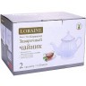 Заварочный чайник фарфор 1,125л LR (30571)