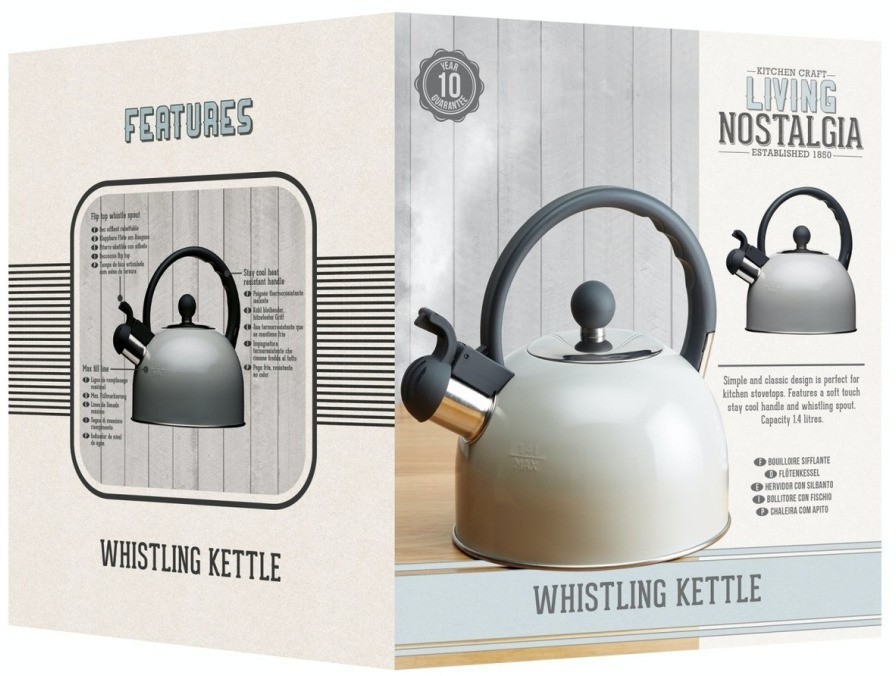 Чайник со свистком 1,3 л CREAM Living Nostalgia LNKETCRE