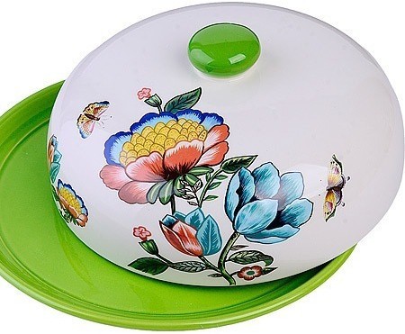 Блюдо для блинов с крышкой Летний букет LORAINE (30801)