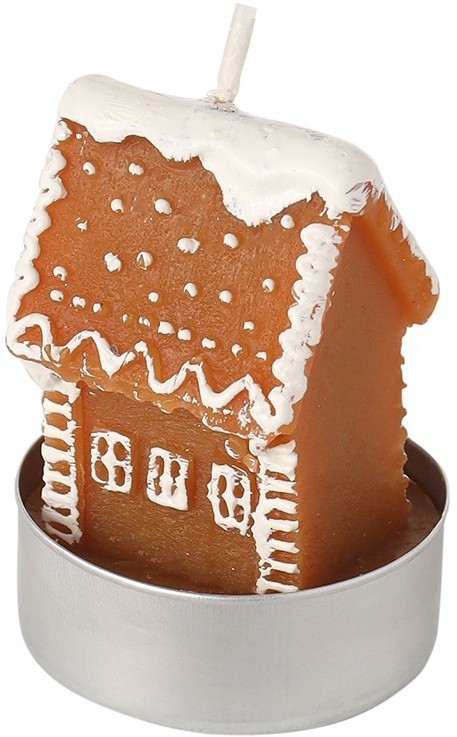 Набор декоративных свечей gingerbread houses из коллекции new year essential, 6 шт. (79753)