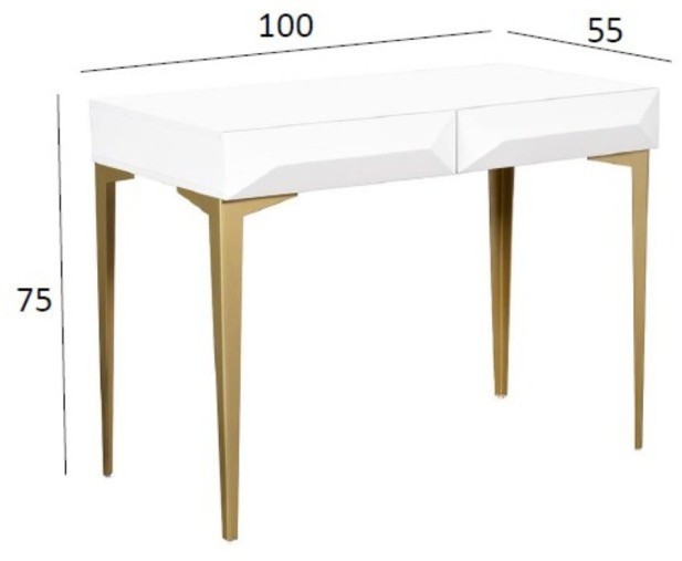 Консоль белая 100*55*75см (TT-00006924)