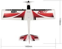 Радиоуправляемый самолет Top RC Riot Pro 1400мм 2.4G RTF (TOP049E)