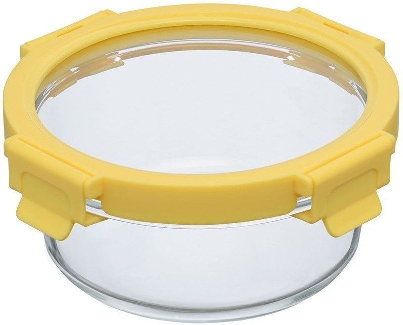 Набор круглых контейнеров для запекания и хранения smart solutions, желтый, 3 шт. (72023)