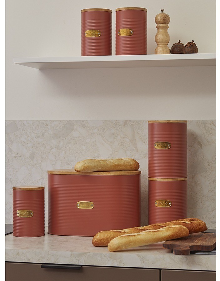 Банка для хранения крупы irmel, 2,5 л, терракота (78380)