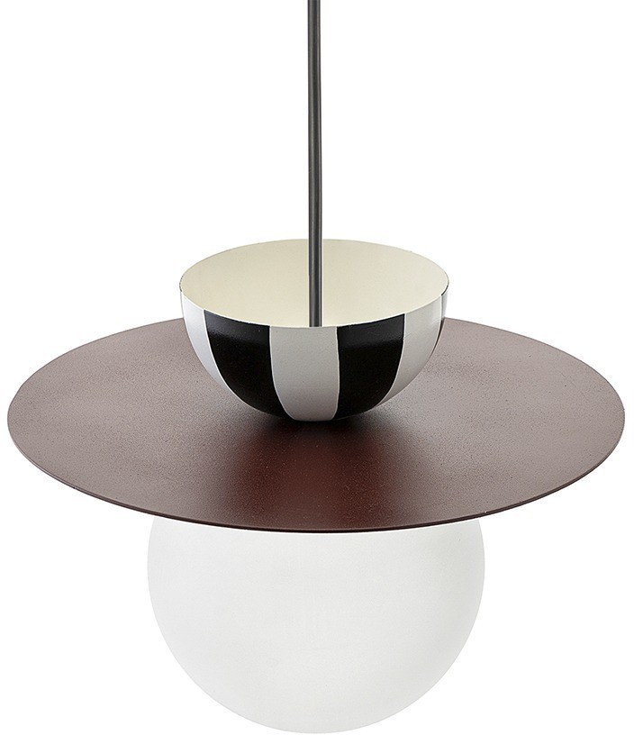 Светильник подвесной anniken, D36х28 см, сливовый (76525)