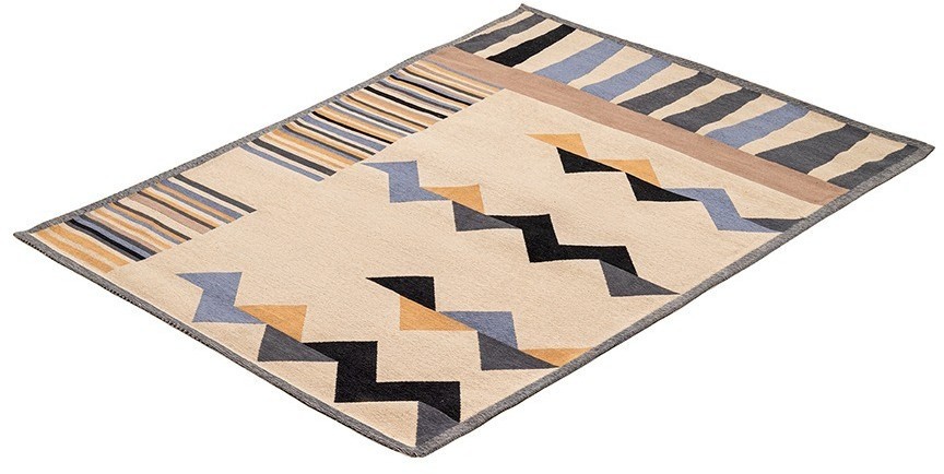 Ковер из хлопка по мотивам нанайских орнаментов из коллекции cultural heritage, 160х230 см (78514)