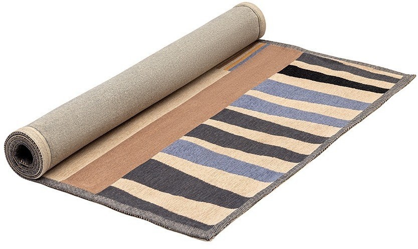 Ковер из хлопка по мотивам нанайских орнаментов из коллекции cultural heritage, 160х230 см (78514)