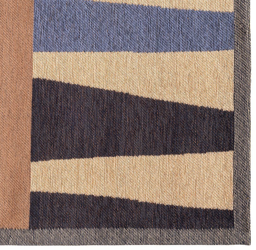 Ковер из хлопка по мотивам нанайских орнаментов из коллекции cultural heritage, 160х230 см (78514)