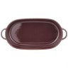 Форма для запекания овальная agness 39*18,5*6,8 см 2,2 л коричневая (189-300)