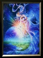 Картина Над землей с кристаллами Swarovski (1539)