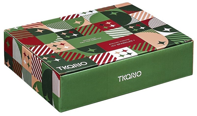 Набор ёлочных украшений icy sparkles из коллекции new year essential, 6 шт. (78275)