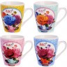 Набор кружек 340 мл 4 шт Flowers Style LORAINE (24448-Н1)