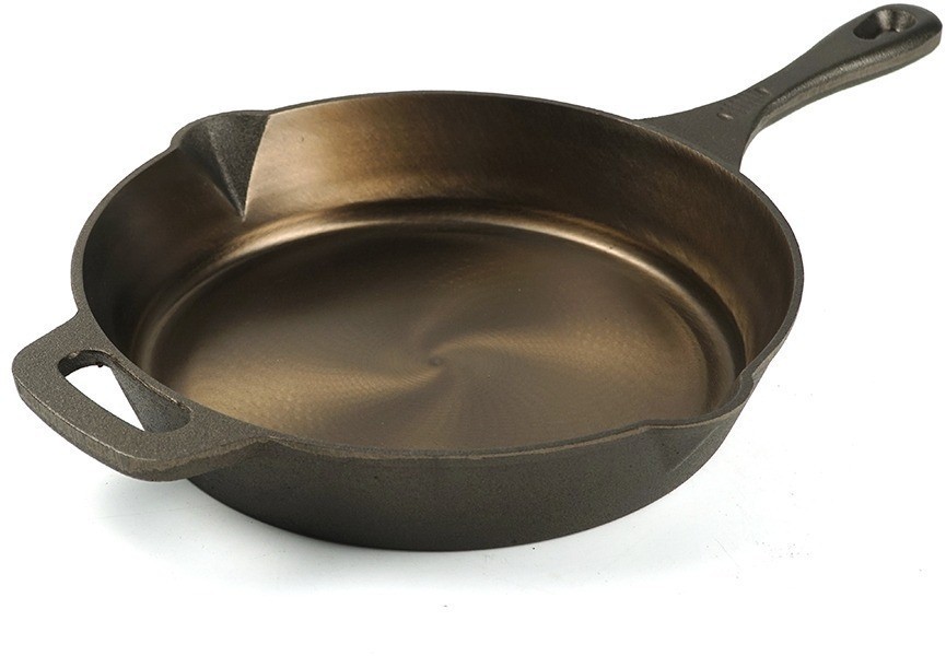 Сковорода чугунная brasen с масляной полировкой, D25 см (77852)