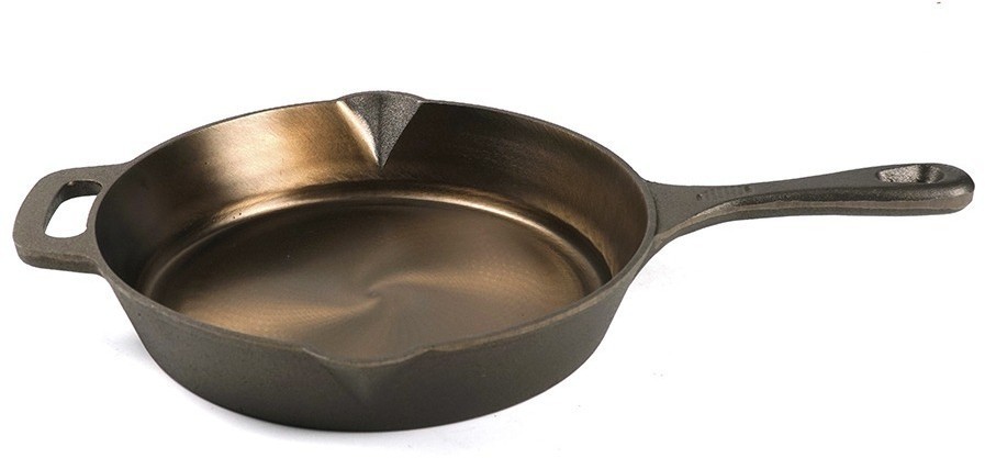 Сковорода чугунная brasen с масляной полировкой, D25 см (77852)