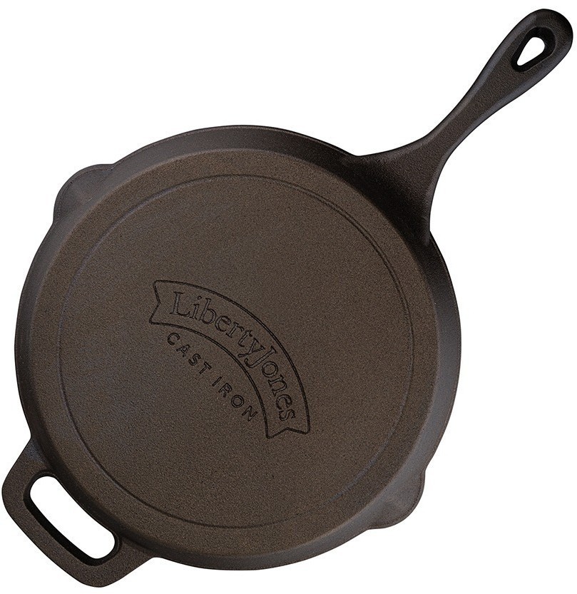 Сковорода чугунная brasen с масляной полировкой, D25 см (77852)