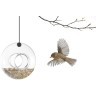Кормушка для птиц подвесная, 20 см, стекло (50613)