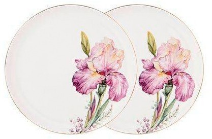 Набор тарелок обеденных lefard "irises" 2 шт. 23 см (590-349)