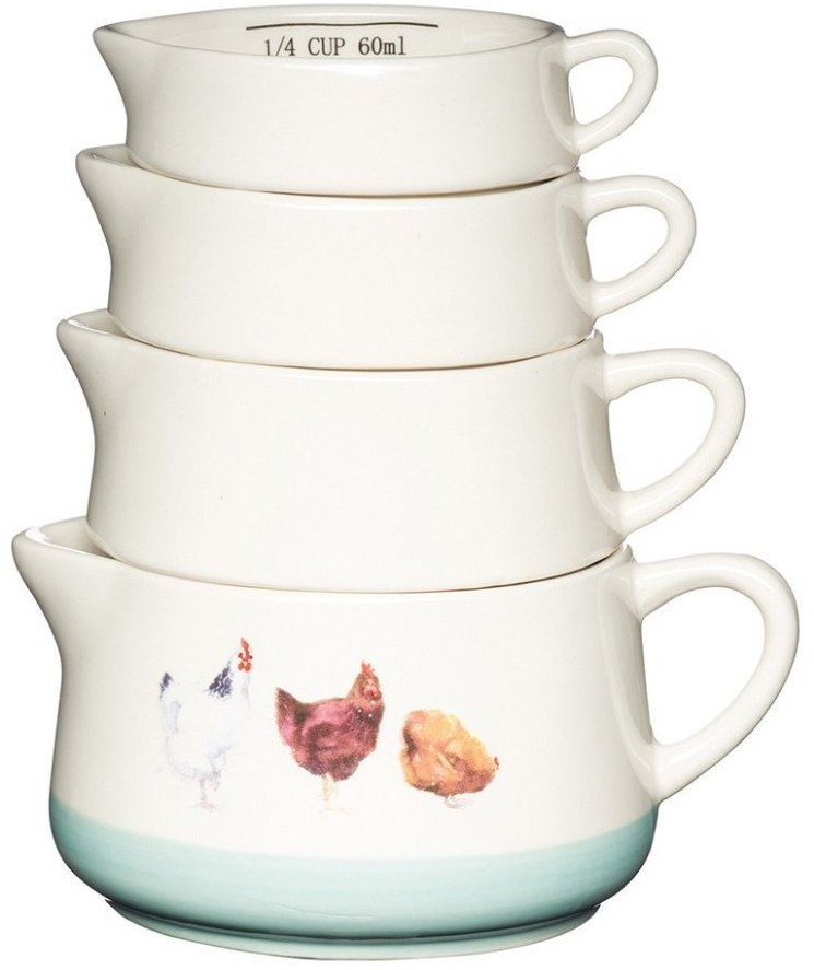 Kitchen Craft Набор мерных кружек, 4 шт AFMCUPSET