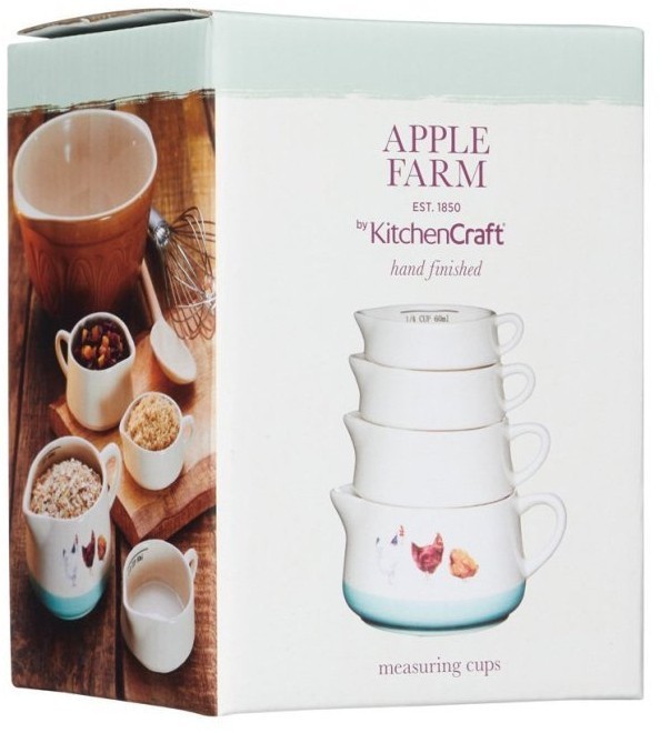 Kitchen Craft Набор мерных кружек, 4 шт AFMCUPSET