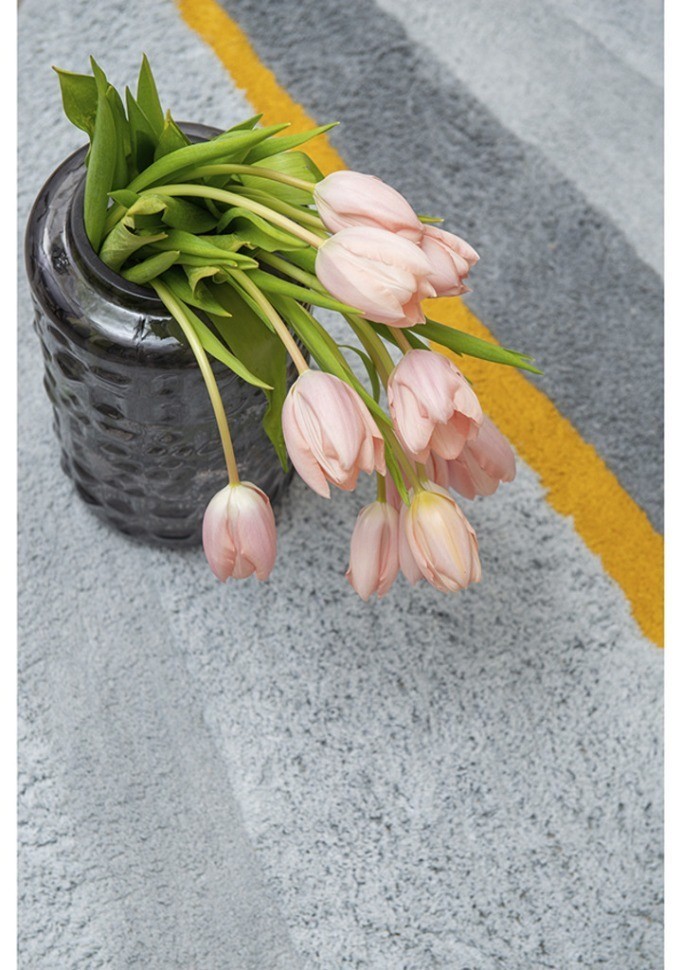 Ковер из хлопка с рисунком tulip field из коллекции terra, 120х180 см (74504)