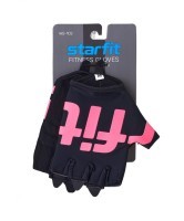 Перчатки для фитнеса WG-102, черный/малиновый (1525980)