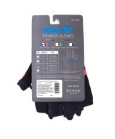 Перчатки для фитнеса WG-102, черный/малиновый (1525980)