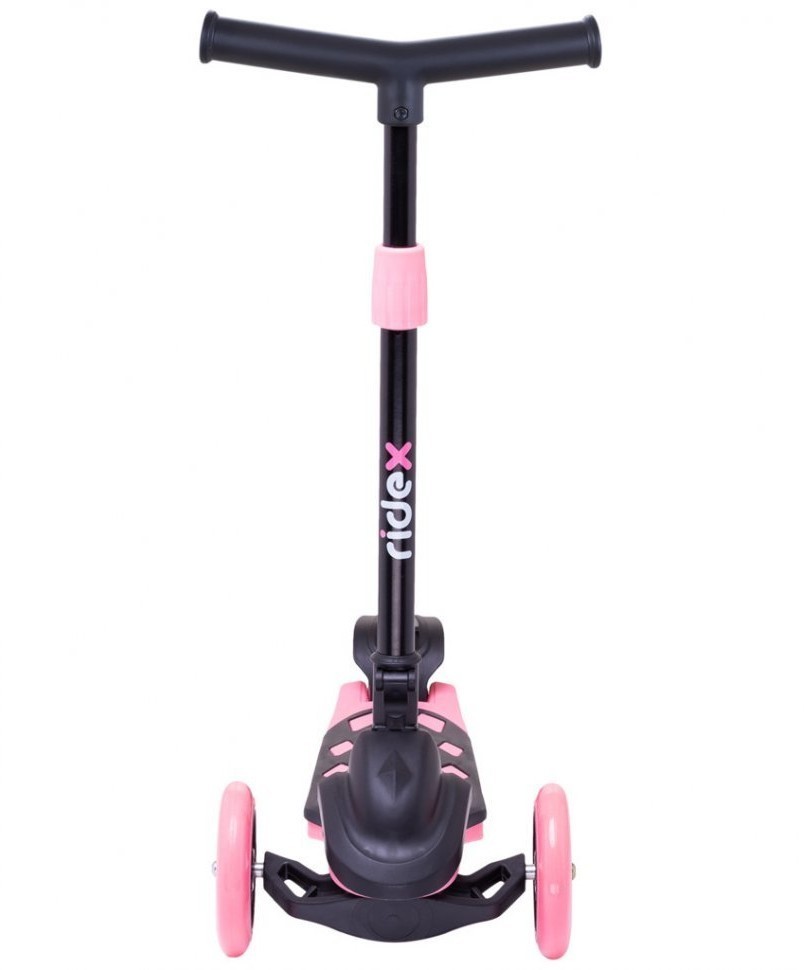 БЕЗ УПАКОВКИ Самокат 3-колесный Robin 3D, 120/90 мм, неоновый розовый (2096037)