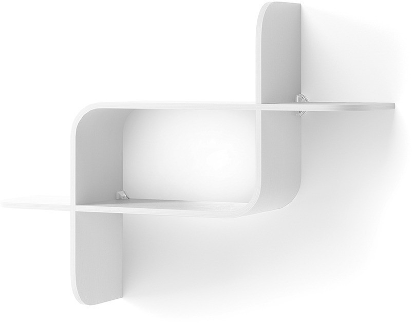 Полка настенная montage, белая (78716)