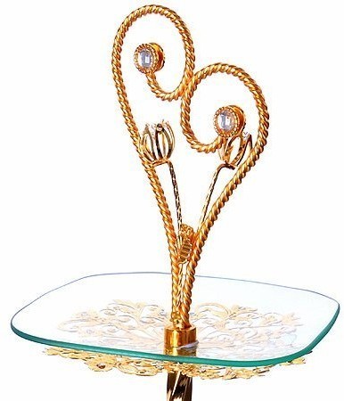 Конфетница 3х ярус. ВАНЕССА-ПРЕМИУМ.LR (30423)