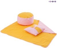 Текстильный домик-палатка с пуфиком для девочек &quot;Дворец Три Короны&quot; (PCR116)