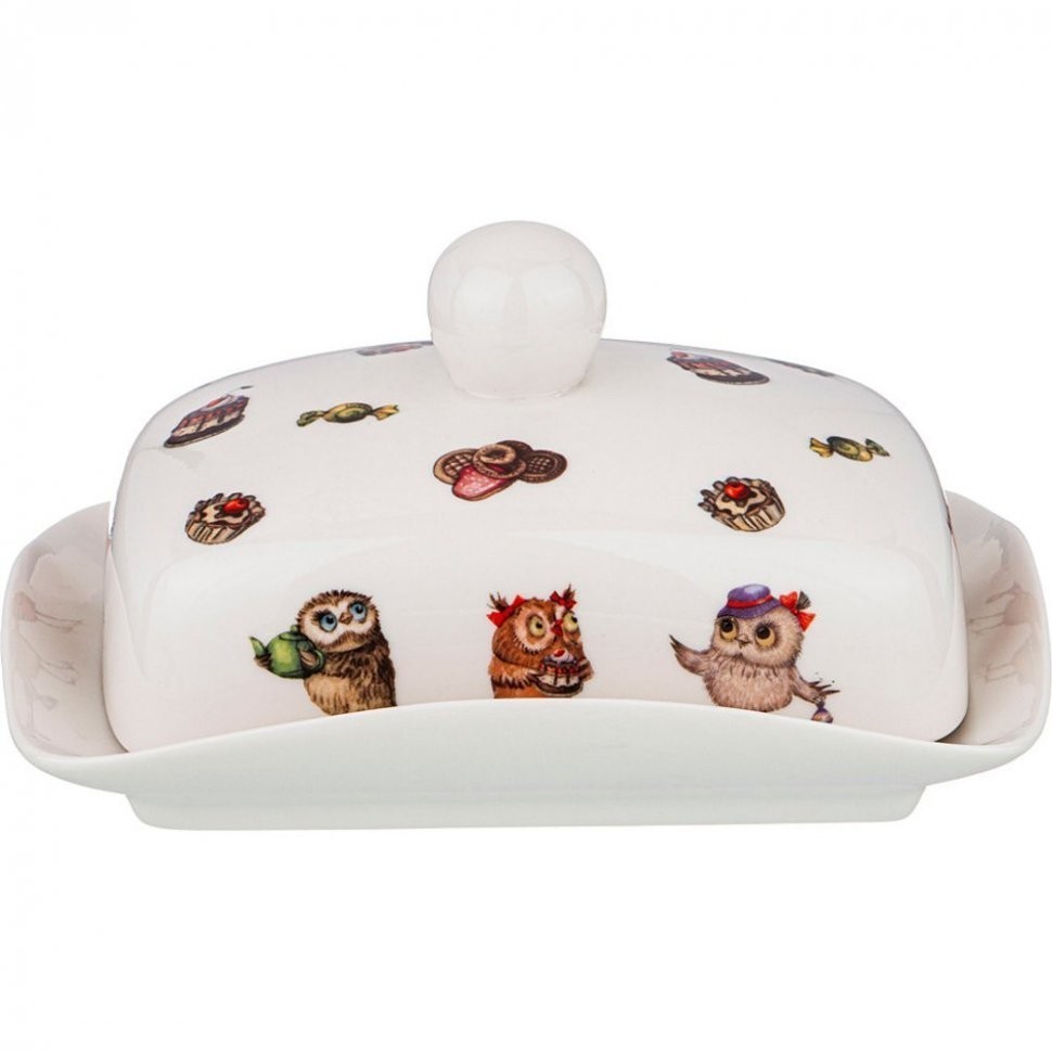 Масленка "совушки" 17*13*9см Lefard (359-713)