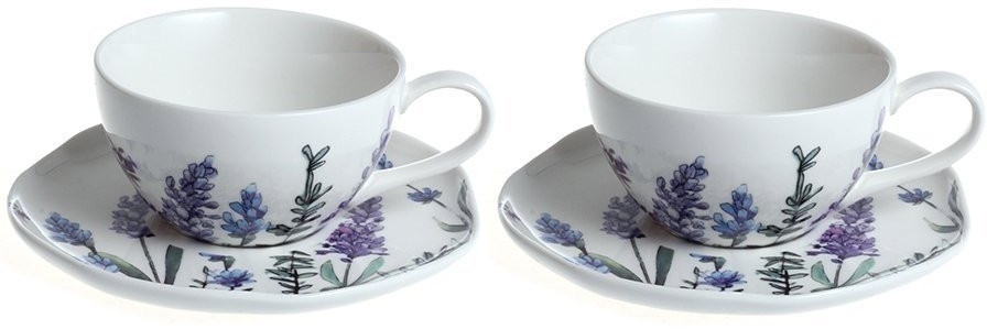 Набор чайных пар floral, 250 мл, 2 шт. (72377)