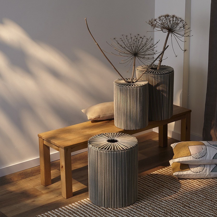 Корзина плетеная dholak grey из коллекции ethnic, размер s (77215)