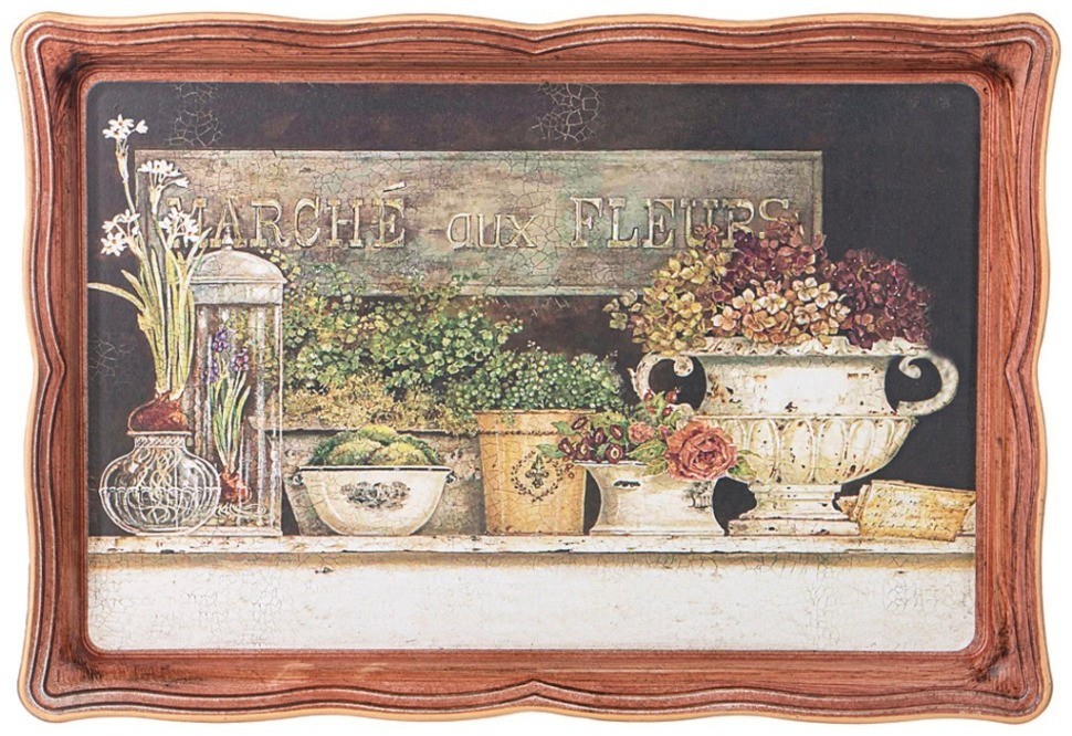 Поднос коллекция "старинный прованс" 31*21см Lefard (106-622)