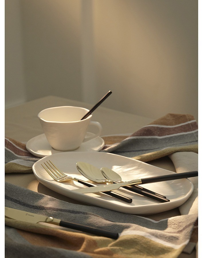 Набор столовых приборов duality, золотистые, 16 пред. (76626)