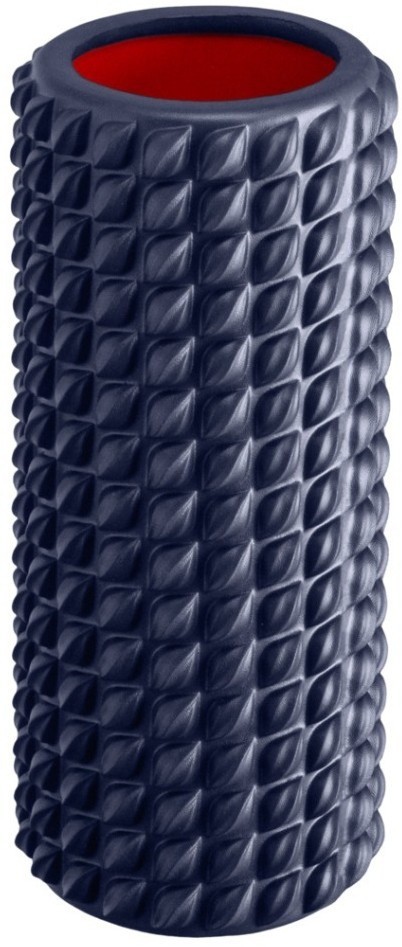 Ролик массажный Starfit FA-528, EVA/PVC, 33x14 cм, низкая жесткость, синий/красный (2109354)