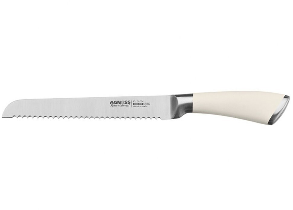 Нож для хлеба agness, 20см Agness (911-039)