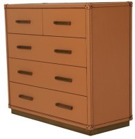 Комод T0147B-01/B122#, Кожа, Brown, ROOMERS FURNITURE