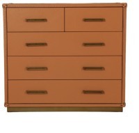Комод T0147B-01/B122#, Кожа, Brown, ROOMERS FURNITURE